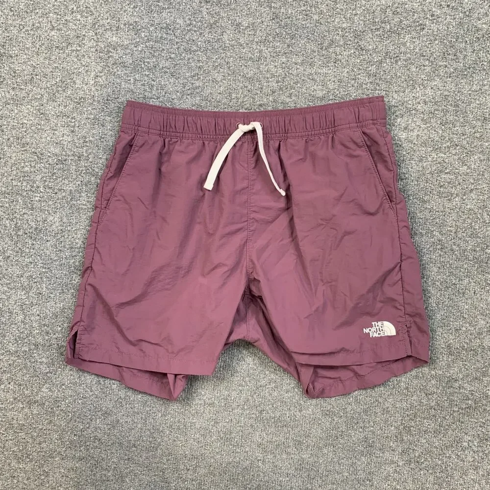 The North Face Shorts Mens Small Violet Action Flashdry Drawstring Active Hiking